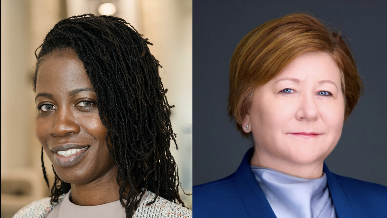 Folu Adepitan of AITX (left) and Paula Dowell of HNTB Corporation. (Photographs courtesy of the respective organizations)